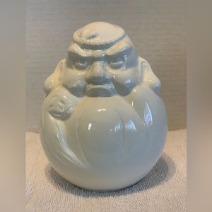 Vintage Daruma Buddha Gasho ‘Benihana of Tokyo’ White Ceramic Mug Japan NO HOLE